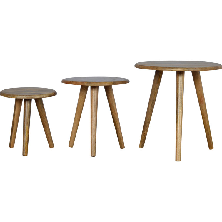 Alpen Home Scandinavian Solid Wood Nesting Side Table Set & Reviews